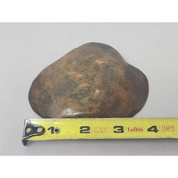 Vintage Handcrafted Enamel Copper Trinket‎ Dish With Abstract Design - Picture 8 of 9